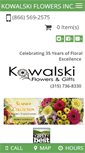Mobile Screenshot of kowalskiflowers.com